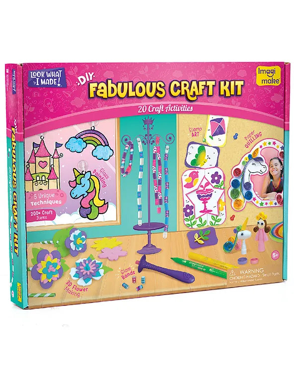 Imagimake Fabulous Craft Kit - Multicolour