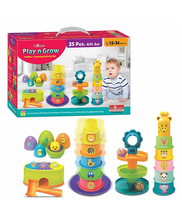 TOYMATE Toymate Play n Grow Gift Set 25 Pieces - Multicolour