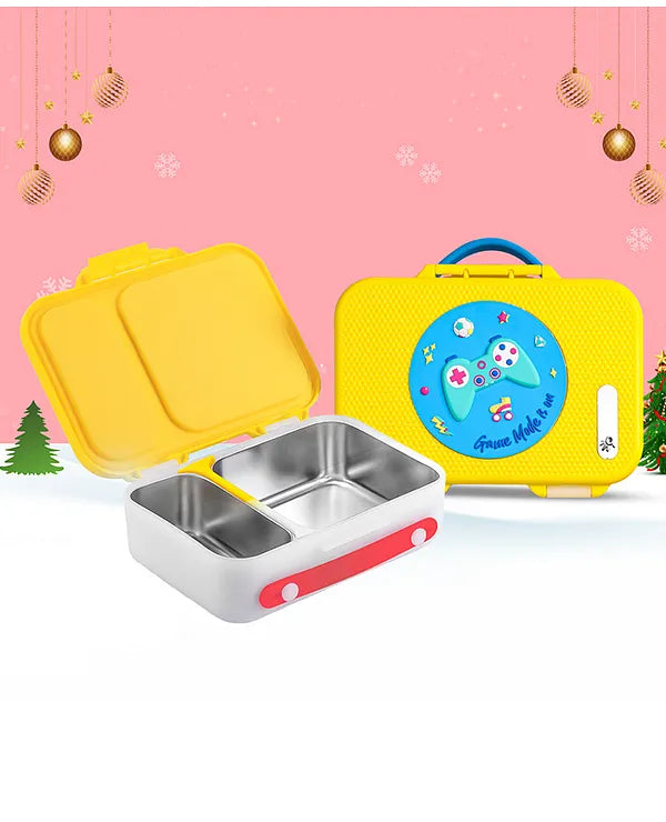 Rabitat Munchbee Pro Stainless Steel Bento Divided Lunch Box - Sparky